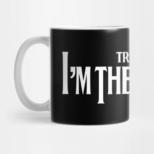 trust me i'm the doctor typograph vintage style Mug